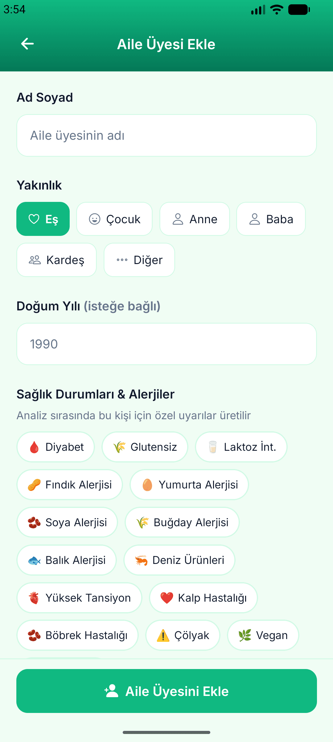 Besin Çözümleme